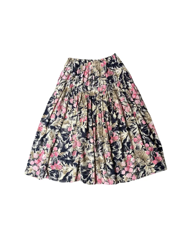 Vintage 90’s Flower Skirt vintage skirt charm