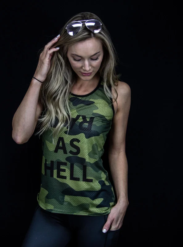 CAMO Run Tank bronze tank top