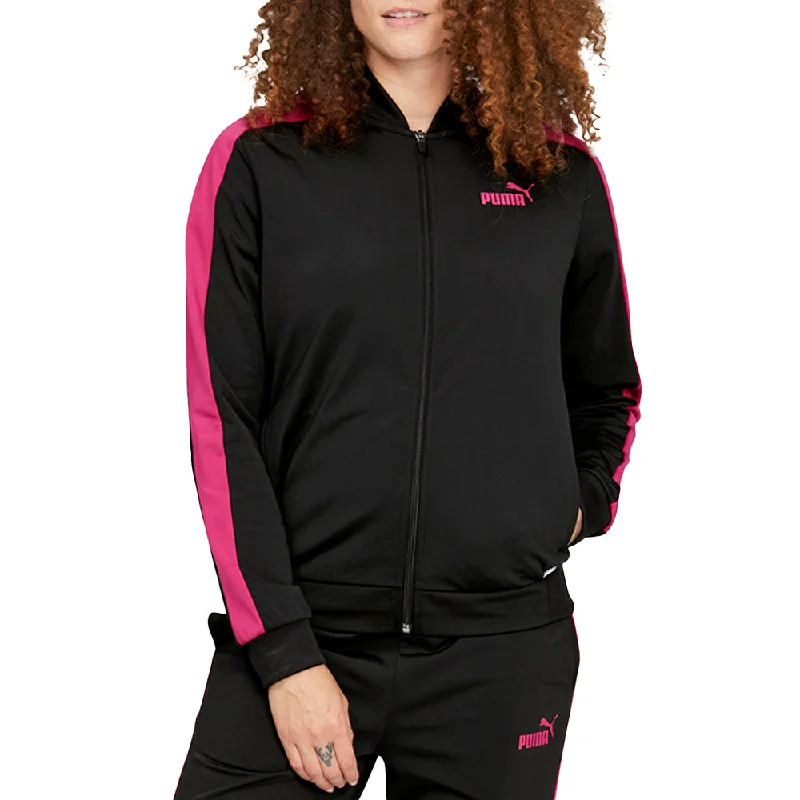 Contrast Tricot Full Zip Jacket Embroidered Jacket Appliqued Jacket Beaded Jacket