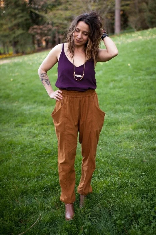 Arnite Pants Paper Pattern - Sew Liberated Comfortable Jogger Trousers