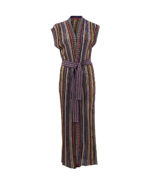 Duster Belted Cardigan Thin Thick Dense