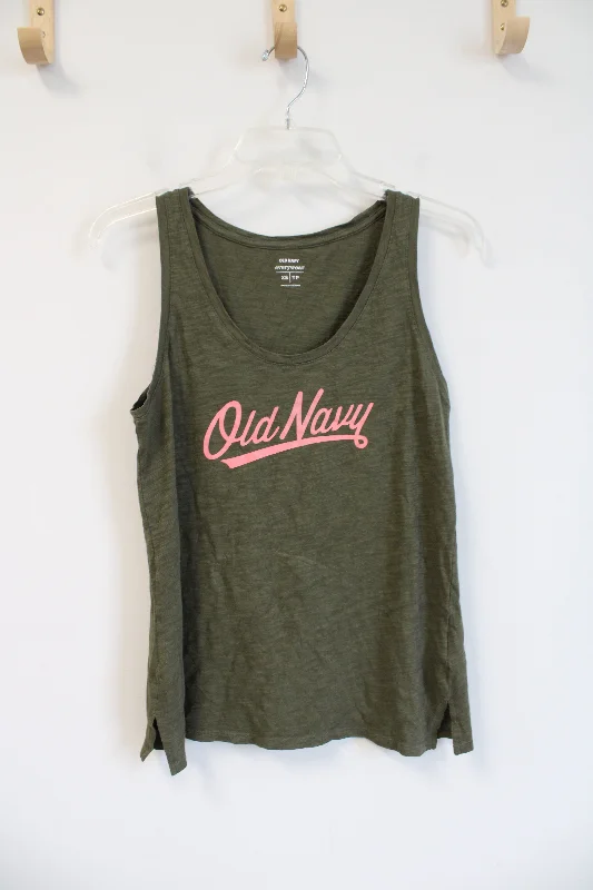 Old Navy Everywear Olive Green Tank Top | XS cropped tank top