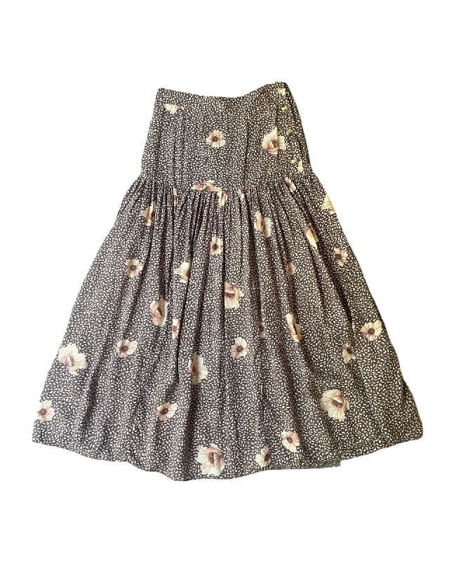 Vintage 90’s Pattern Skirt Size 8 breathable skirt fabric