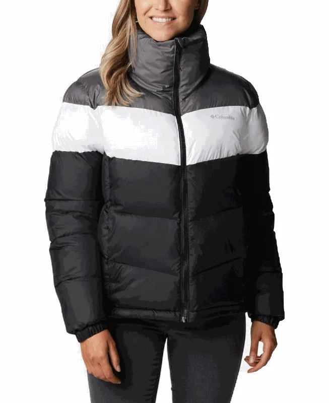 Puffect™ Color Blocked Jacket Satin Jacket Silk Jacket Chiffon Jacket