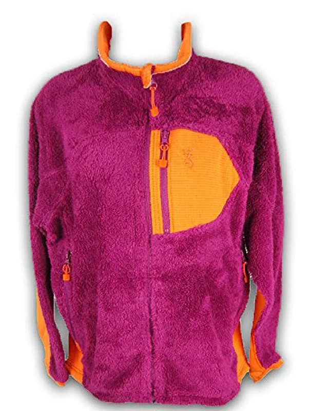 Browning Buckmark Fleece Full Zip Jacket Magenta Womens Trench Coat Raincoat Waterproof Jacket Browning Buckmark Fleece Full Zip Jacket Magenta Womens Trench Coat Raincoat Waterproof Jacket