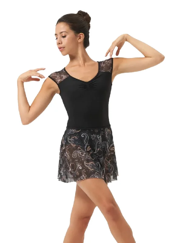 ON SALE La Bohème Pull-On Skirt (Black) relaxed fit skirt