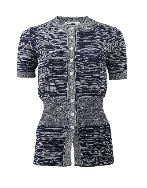 Television Stitch Cardigan Iron Safe Non-Iron Wrinkle Free