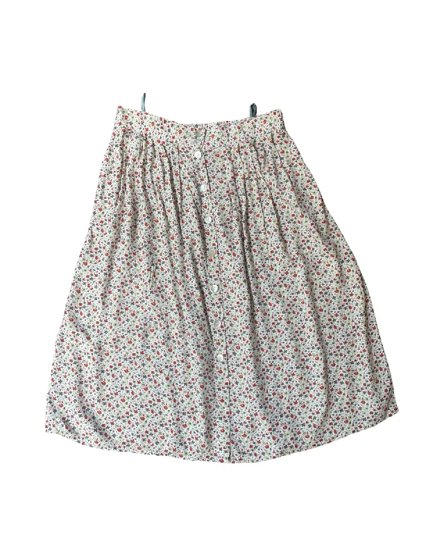 Vintage 90’s Flower Skirt velvet skirt luxury