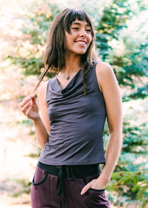 Kukui Cowl Tank flexible tank top