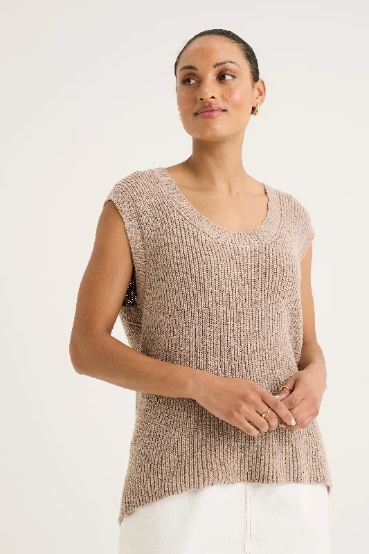 Pebble Tank lace tank top