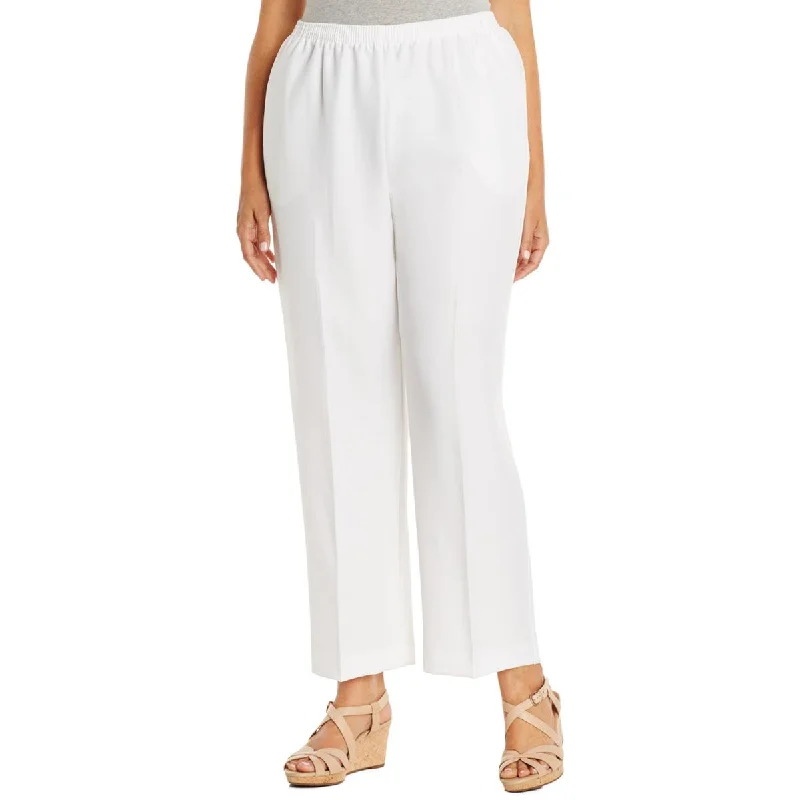 Alfred Dunner Womens Plus Office Wear Professional Casual Pants Modern Stretch Trousers