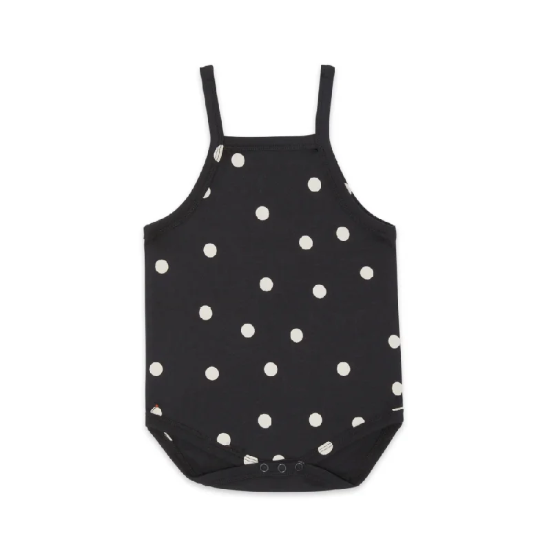 Polka Spot Tank Bodysuit playful tank top