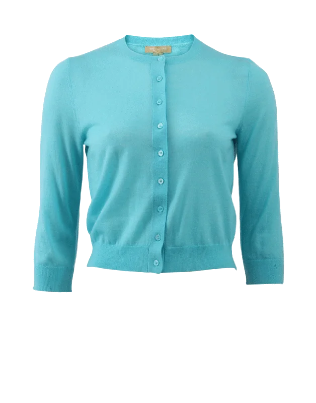 Cropped Cardigan Casual Formal Business