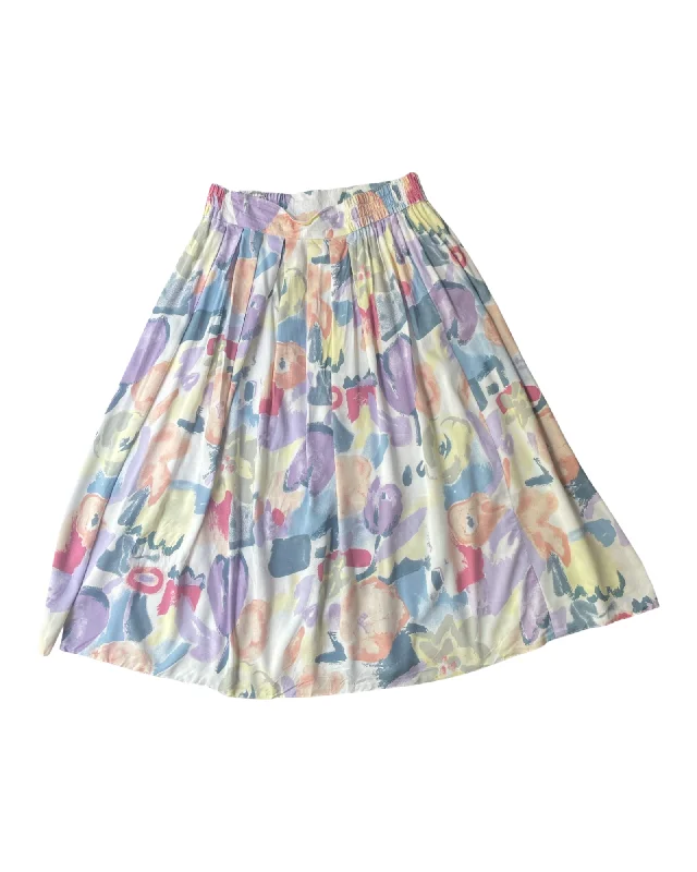 Vintage 90’s Pattern Skirt corduroy skirt comfortable
