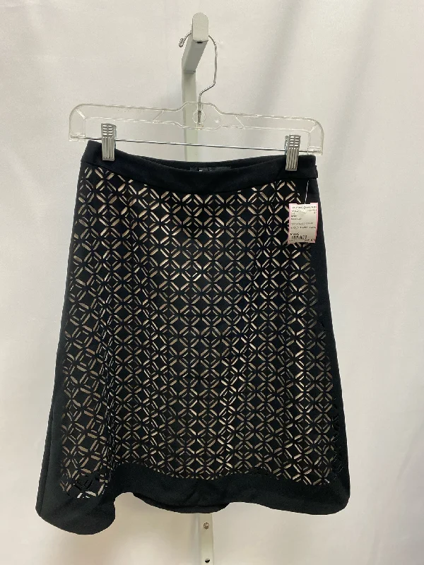 Size 0 WHBM Black/taupe Skirt velvet skirt sumptuous
