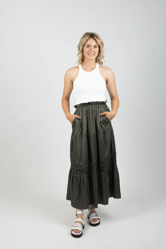 STAPLE SKIRT ASPEN midi skirt versatile