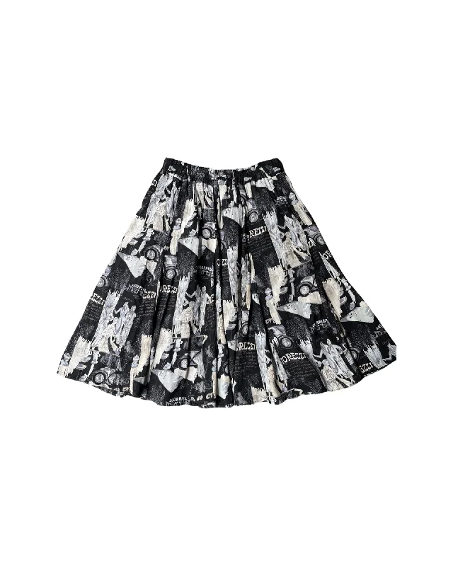 Vintage 90’s Pattern Skirt denim skirt casual