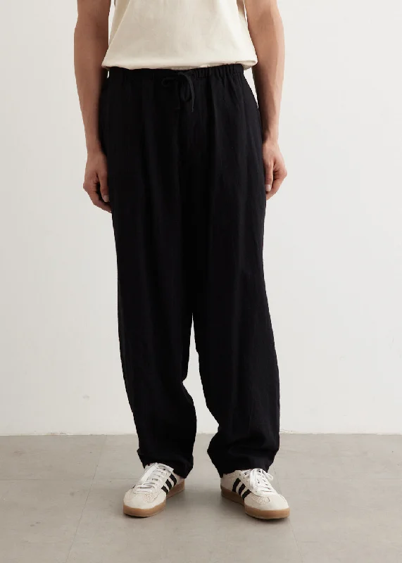 Stripe Tapered Pants Slim-Fit Leggings