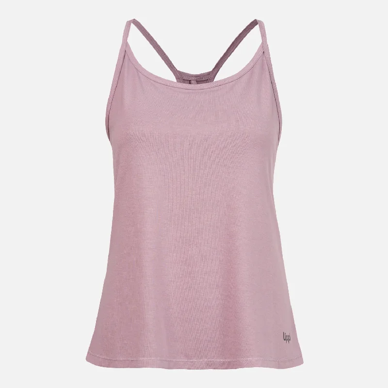 Polera Mujer Summer UV-Stop Tank Malva Lippi black tank top