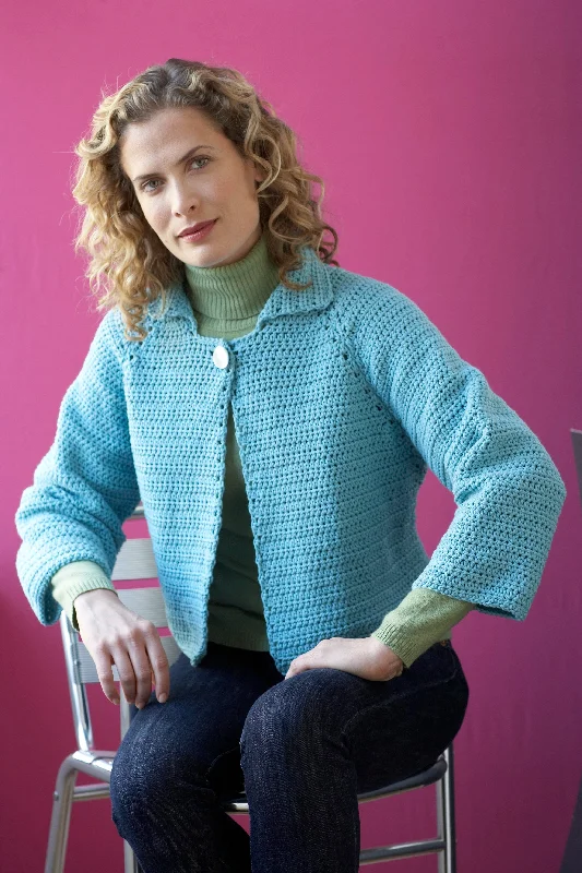 Summer Swing Jacket Pattern (Crochet) Oversized Jacket Tailored Jacket Straight Jacket