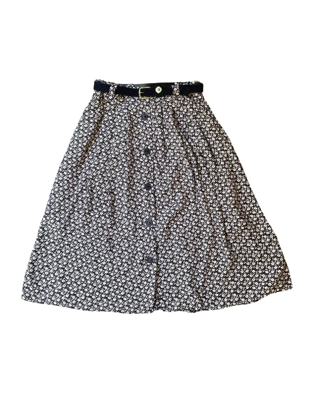 Vintage 90’s Flower Skirt patchwork skirt art