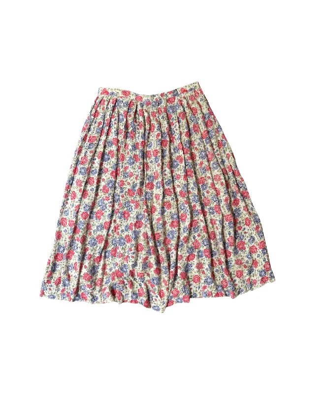 Vintage 90’s Flower Skirt boho skirt vibe