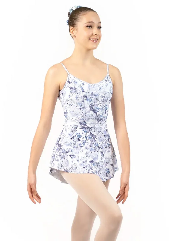 ON SALE Danse de Paris Patterned Pull-On Skirt (Bleuet) lace skirt romantic