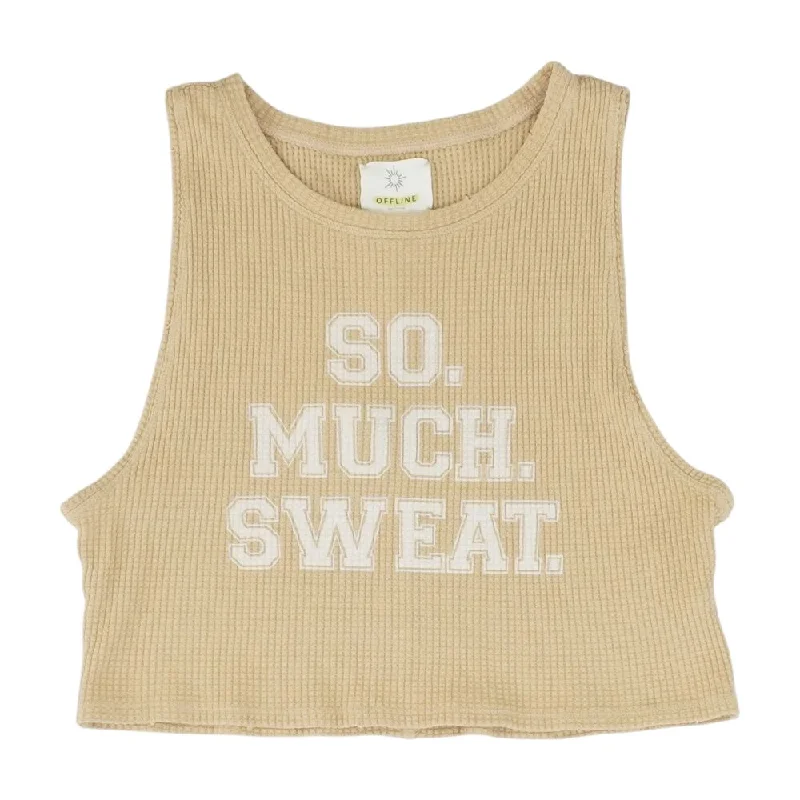 Tan Solid Tank lightweight tank top