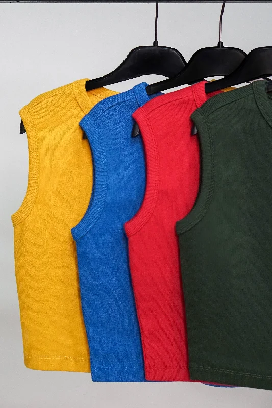 Pack Of 3 Classic Tank Top lime green tank