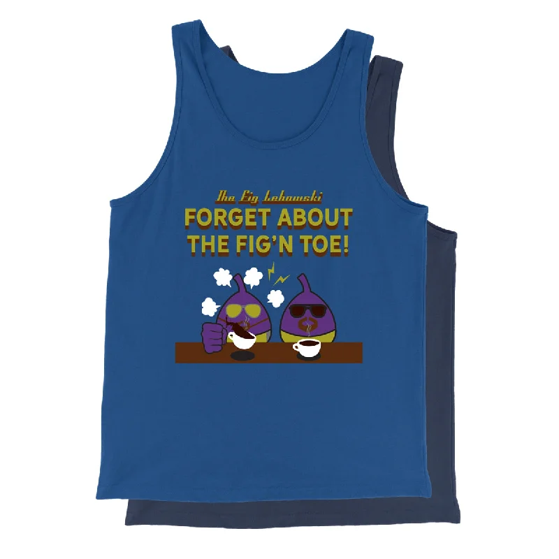 Movie The Food™ "The Fig Lebowski" Tank Top teal tank top