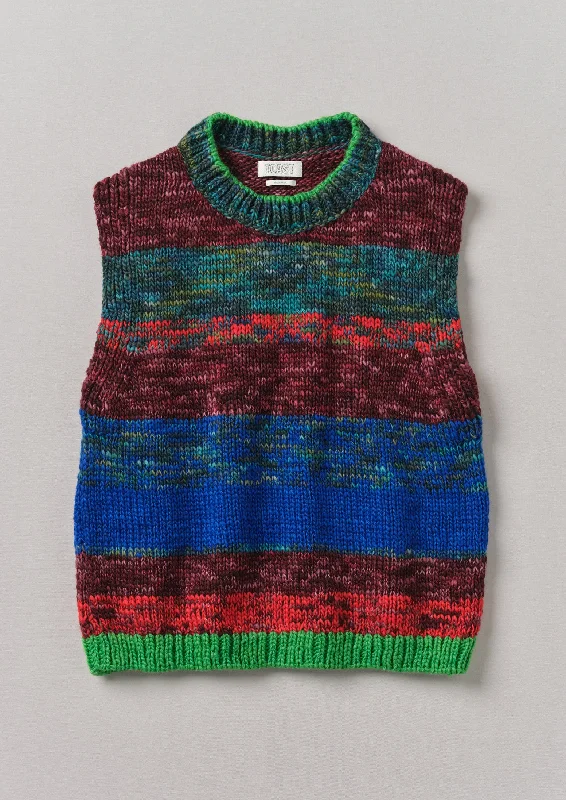 Hand Framed Stripe Tank | Multi layering tank top