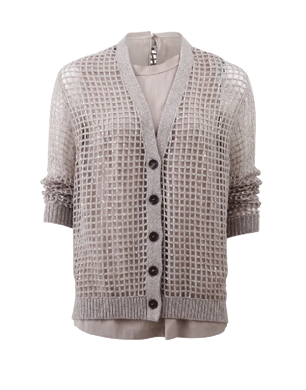 Net Cardigan Satin Fabric Silk Fabric Chiffon Fabric