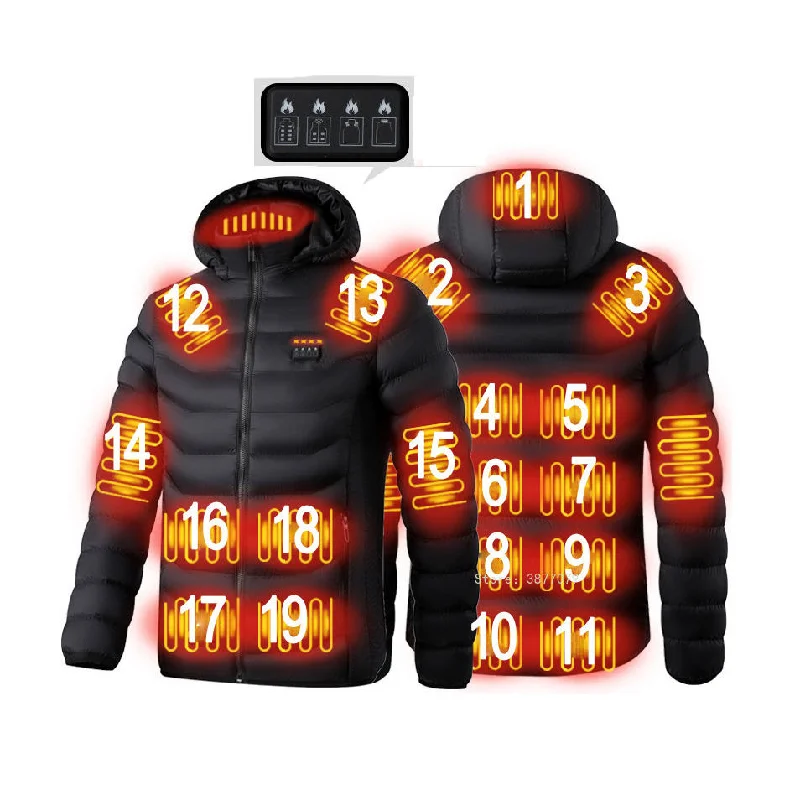 Heated Jacket Denim Fabric Leather Fabric Suede Fabric