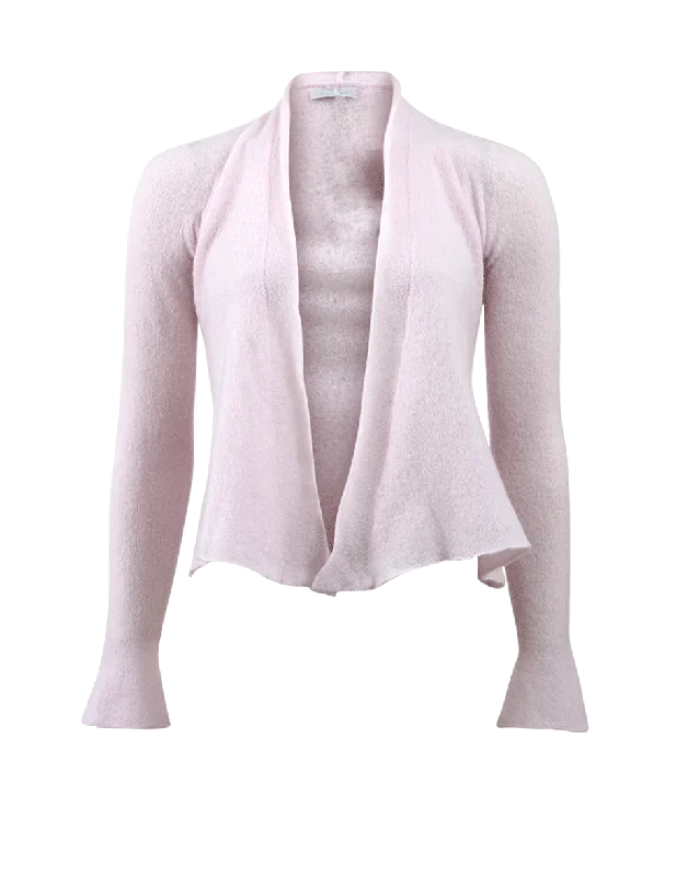 Drape Front Cardigan Velvet Chenille Corduroy