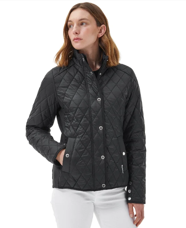 Yarrow Quilted Jacket Tiered Jacket Buttoned Jacket Zippered Jacket