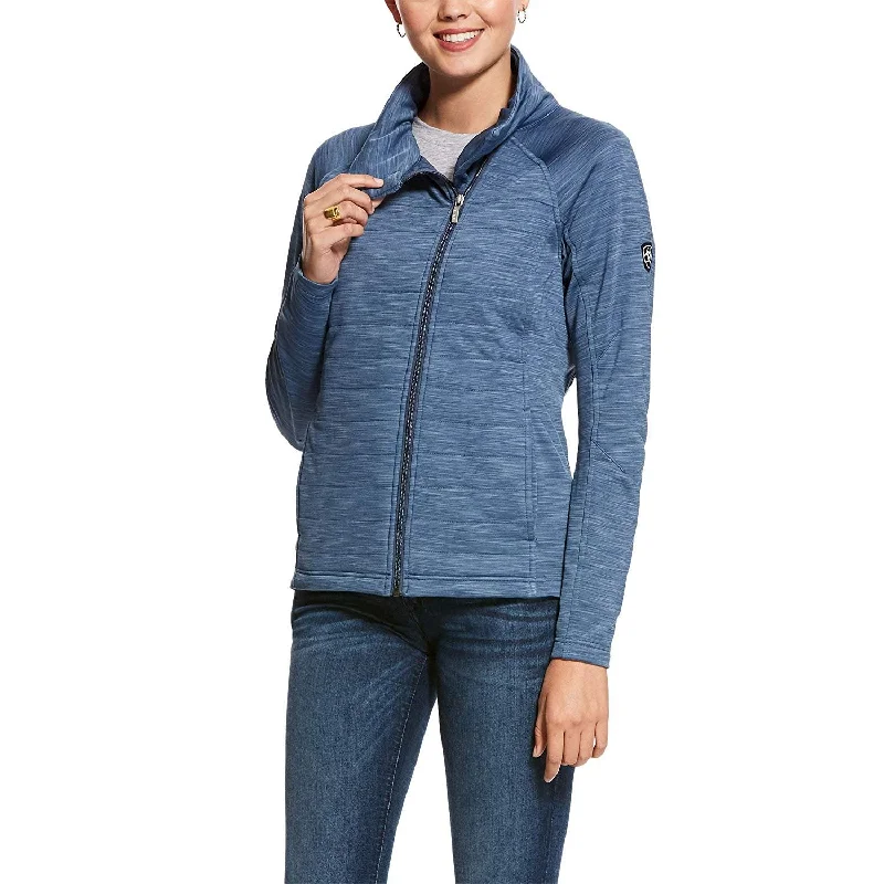 Ariat Women's Vanquish Full Zip Jacket Ribbed Jacket Pleated Jacket Ruffled Jacket