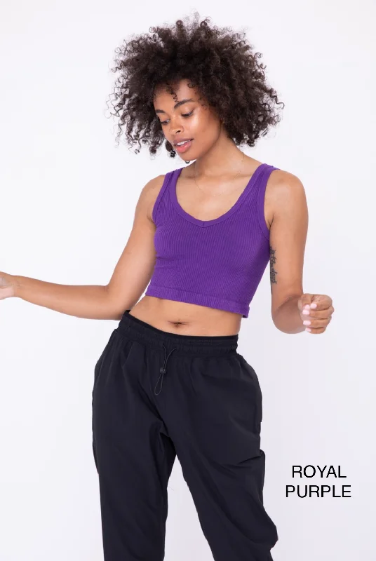 Mono B: Take Me Everywhere Ribbed Seamless Brami Tank Top | 23 Colors bronze tank top