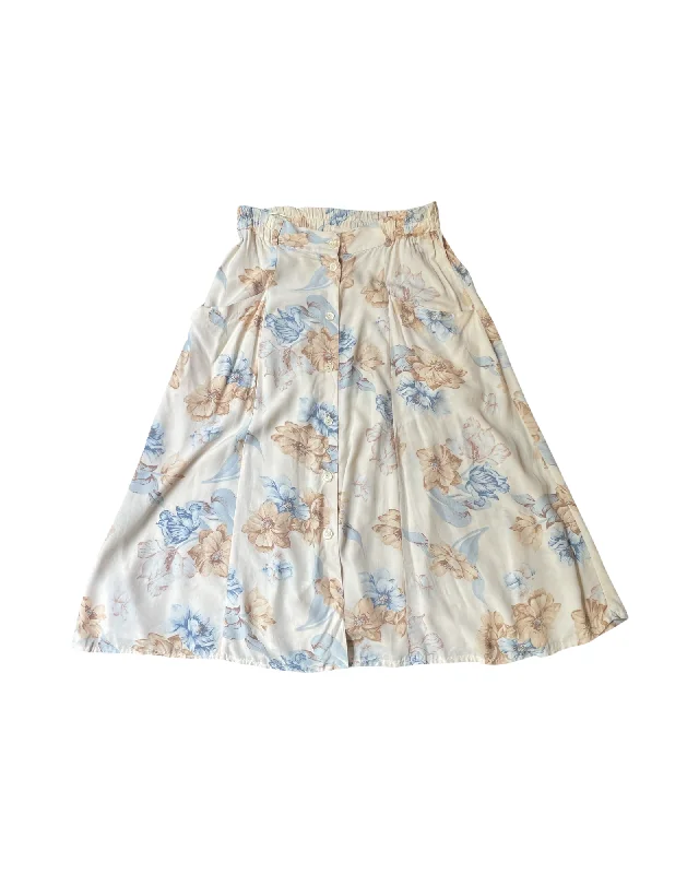 Vintage 90’s Pattern Skirt denim skirt fashionable