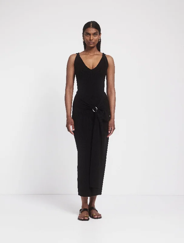 Kalmia Skirt In Black modal blend skirt