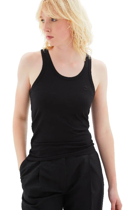 Lightweight Logo Tank Top (Black) yoga tank top