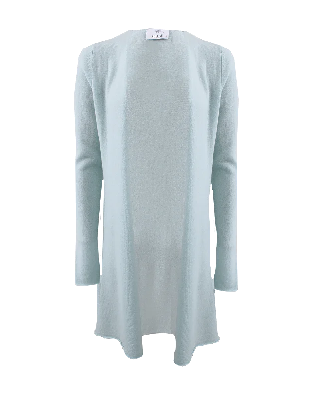 Long Open Drape Cardigan Wool Fabric Cashmere Fabric Tweed Fabric