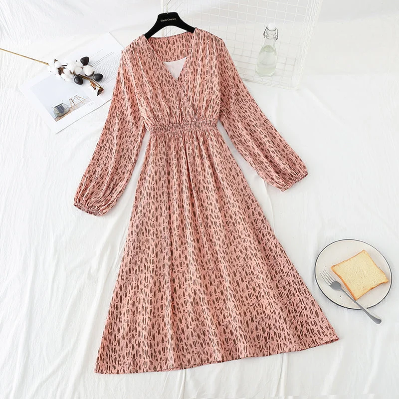 Slim inside with bottomed skirt long sleeve slim Chiffon Skirt  4831 corduroy skirt durable