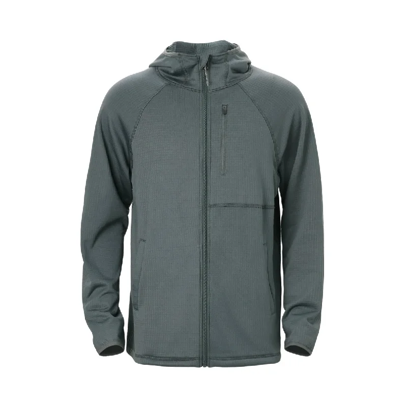 Waffle Hooded Jacket Print Jacket Jacquard Jacket Embroidered Jacket