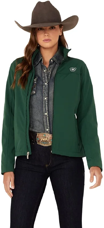 Ariat Women's Classic Team Softshell Mexico Jacket One-Shoulder Jacket Off-the-Shoulder Jacket Asymmetrical Jacket Ariat Women's Classic Team Softshell Mexico Jacket One-Shoulder Jacket Off-the-Shoulder Jacket Asymmetrical Jacket