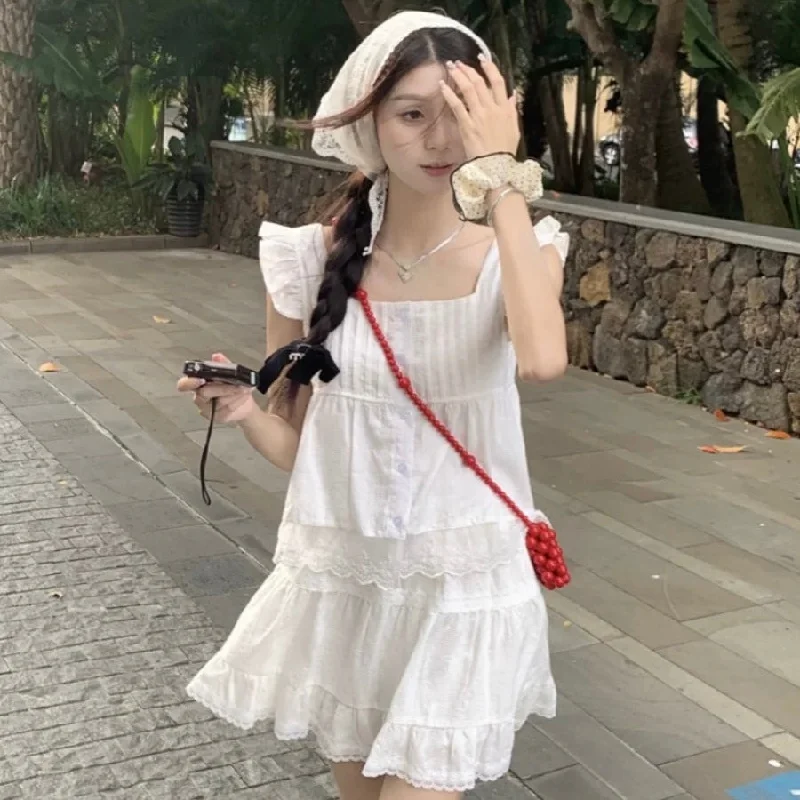 Top + Short Skirt 短