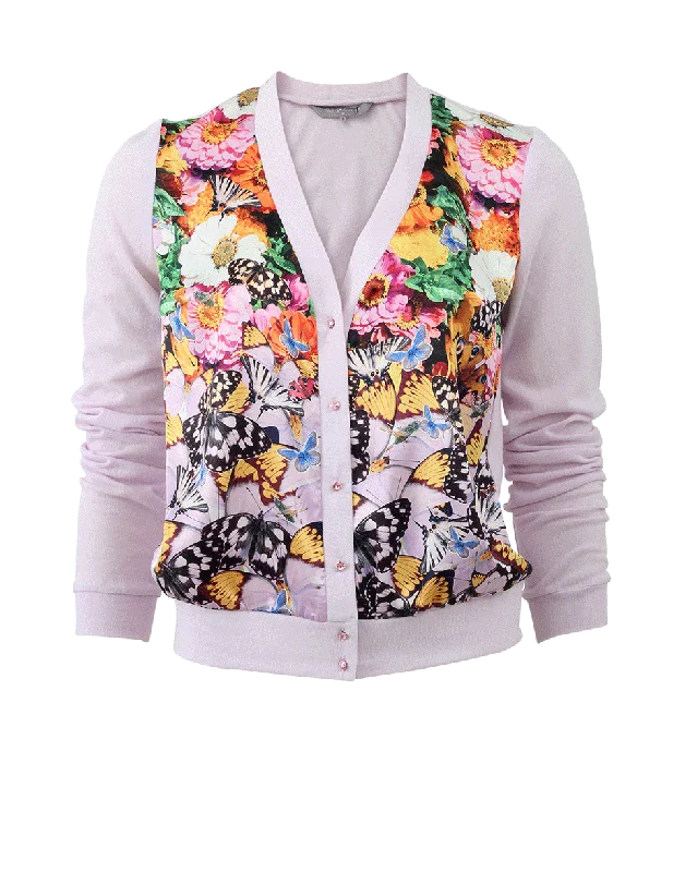 Butterfly Petals Cardigan Fitted Slim Tailored