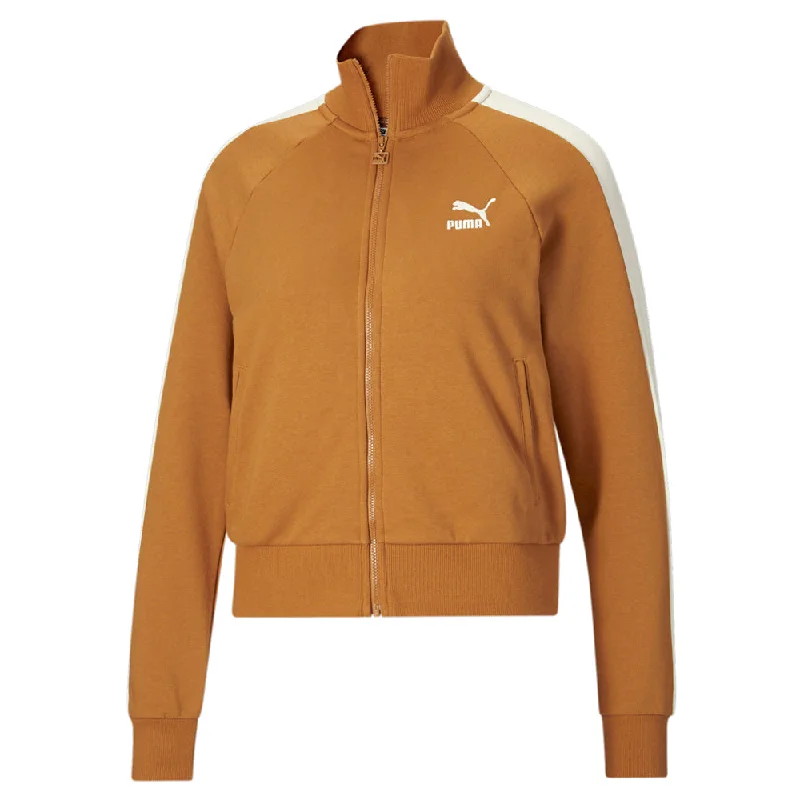Iconic T7 Logo Full Zip Jacket Fleece Fabric Down Fabric Feather Fabric