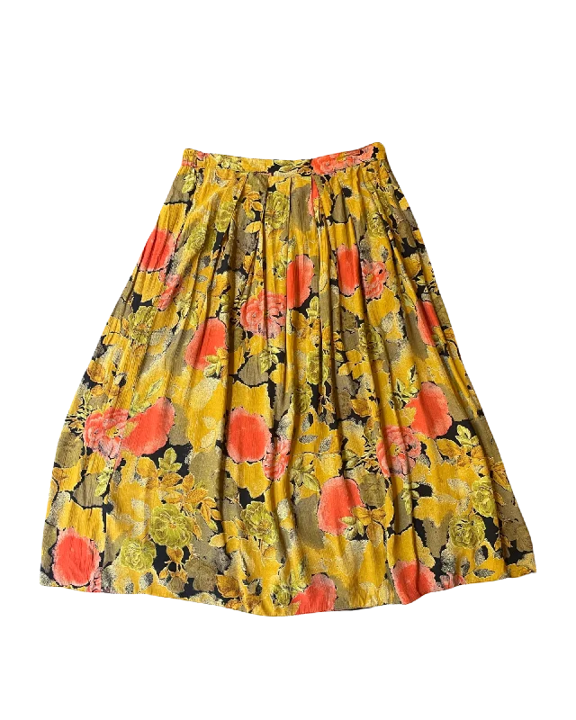 Vintage 90’s Pattern Skirt Size 12 casual skirt length