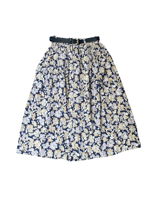 Vintage 90’s Pattern Skirt leather skirt bold