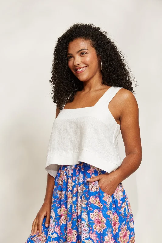 eb&ive | Halcyon Tank - Opal fitness tank top